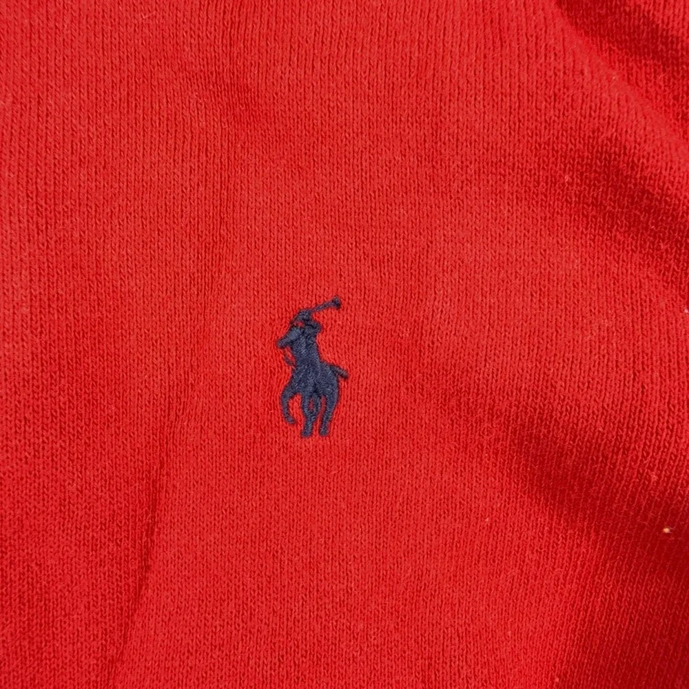 Polo Ralph Lauren Hoodie Sweatshirt Unisex Kids 2T Red Fleece Full Zip Pony Logo